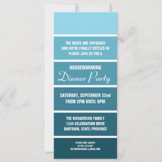 Denim Paint Exemple de carte Ménage Invitation