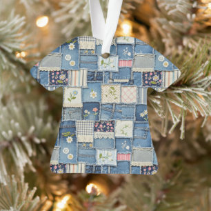 Denim patchwork