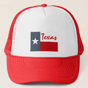 Denim rouge le Texas blanc de casquette l'état