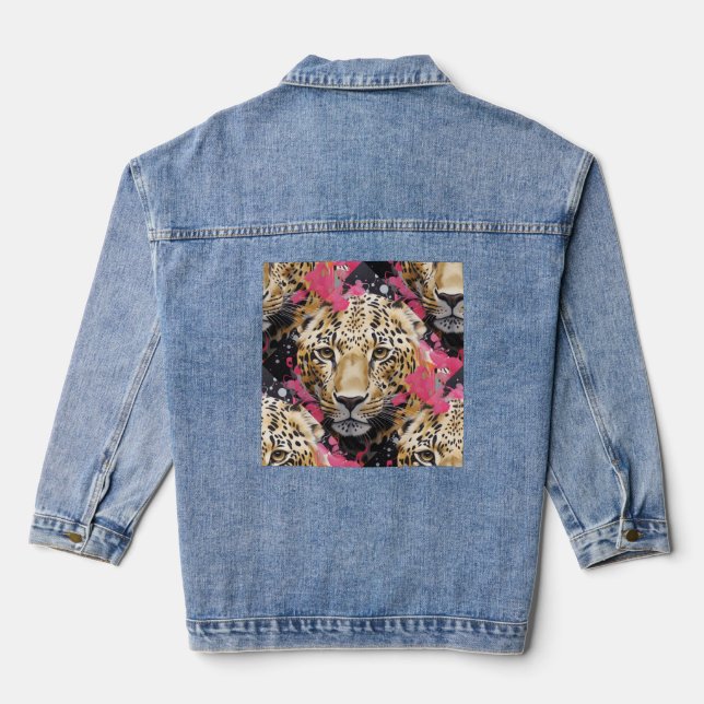 Denim Veste Leopard yeux! (Verso)