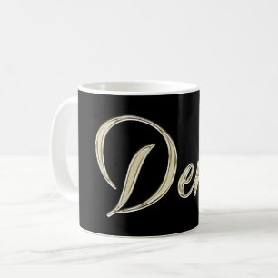 Denis Name whitegold Tasse Teetasse