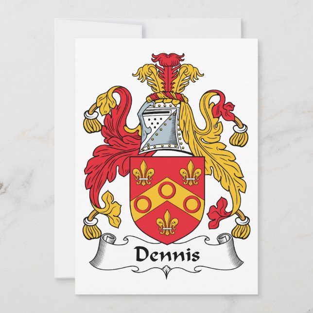Dennis Family Crest (Devant)
