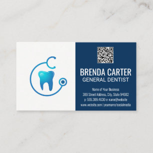 Dent Doctor   Carte de visite du code d'analyse QR