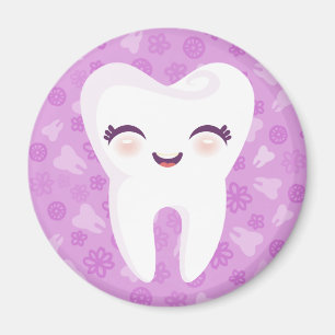 Dent mignonne - Magnet pourpre