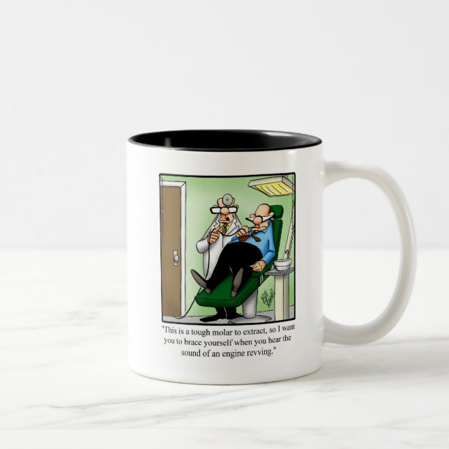Dentaire amusant / Mug Humour Médicale (Droit)