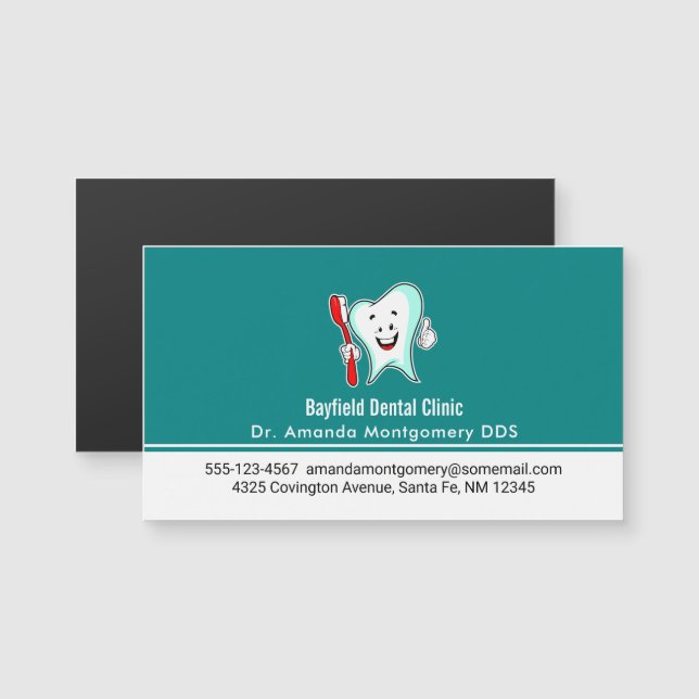 Dental Care Happy Tooth (Devant / Derrière)