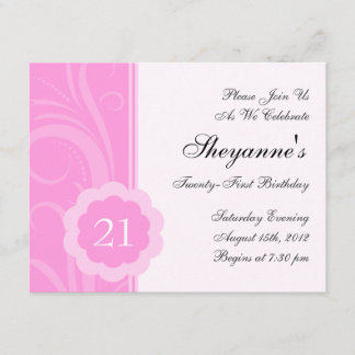Dentelez la 21ème invitation de fête
