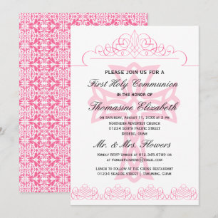 Dentelez les invitations croisées de la première