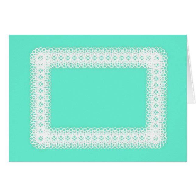 Dentelle blanche sur Lime Green -do-it-yourself (Devant horizontal)