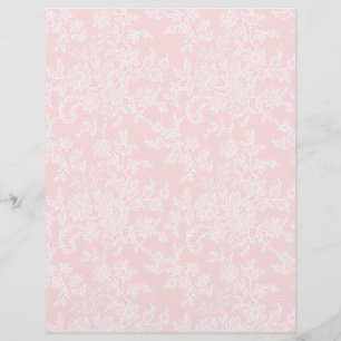 Dentelle blanche sur papier papier de scrapbook Pi