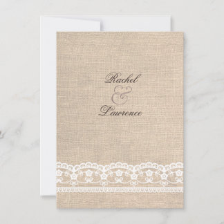 Dentelle blanche vintage et Faire-part de mariage
