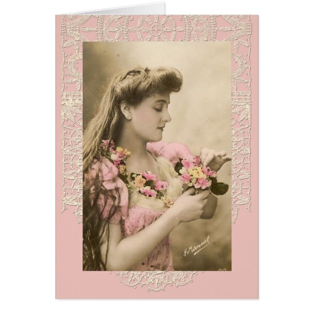 dentelle et bouquets lady victorienne (Devant)