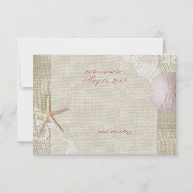 Dentelle et sable Dollar Beach Réponse (Devant)