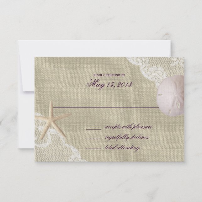 Dentelle et sable Dollar Beach Réponse (Devant)