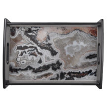 Dentelle folle Agate photo plateau conçu