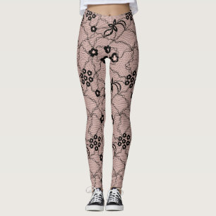 Dentelle Motif Leggings