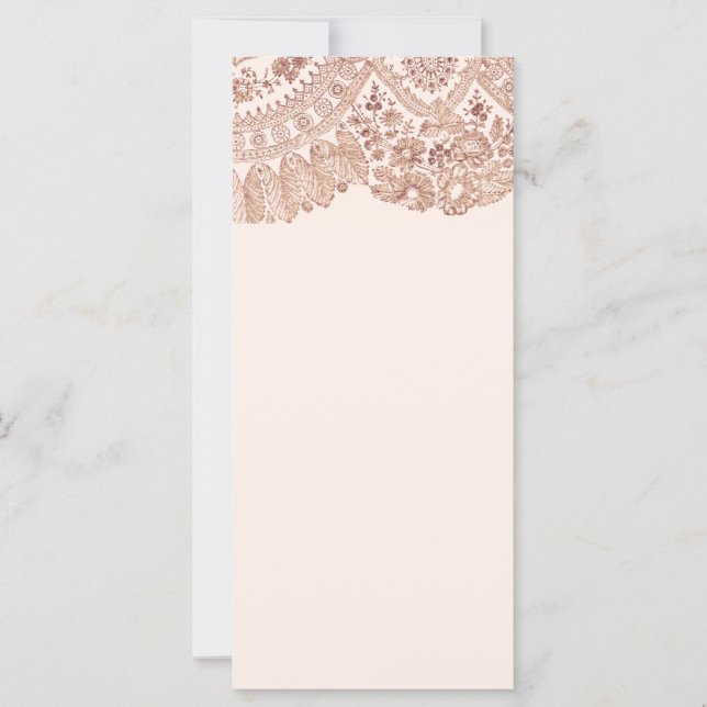 Dentelle Rose Avec Roses (Devant)