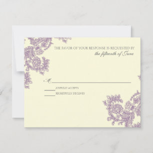 Dentelle vintage   Eggplant   RSVP