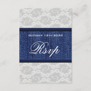 Dentelles & Denim Country Western Wedding Cartes R