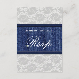 Dentelles & Denim Country Western Wedding Cartes R