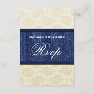 Dentelles & Denim Country Western Wedding Cartes R