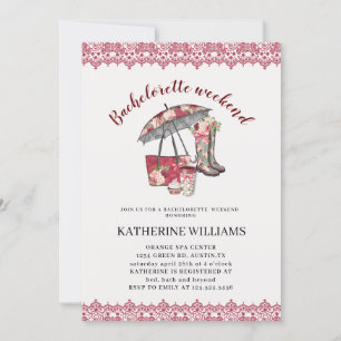 Dentelles et fleurs Bachelorette week-end Invitati