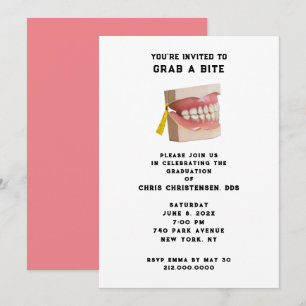 Dentist Dental School Graduation Party Invitation