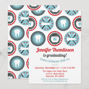 Dentist Gradust Invitation Dental Hygiéniste denta