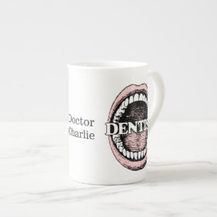 Dentist nom personnalisé tasses