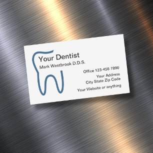 Dentist Office Carte de visite Magnets