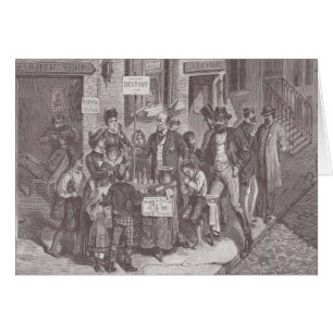 Dentiste du 19ème siècle de rue à New York -