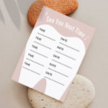 Dentiste Fille Pastel Rendez-vous dentaire rose<br><div class="desc">Cartes Dentist Girly Pastel Rose Dental.</div>