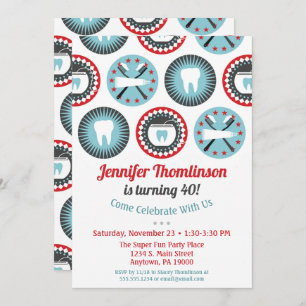 Dentiste Invitation d'anniversaire Soins dentaires