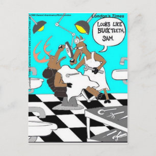 Dentisterie de cerf dents de buck cartes drôles ca