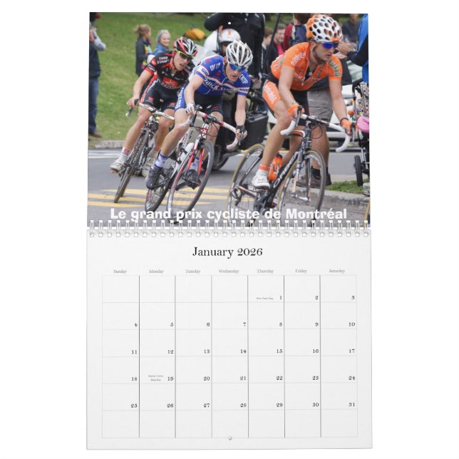 D'entrainements et sorties 2011 de Calendrier (Jan 2026)