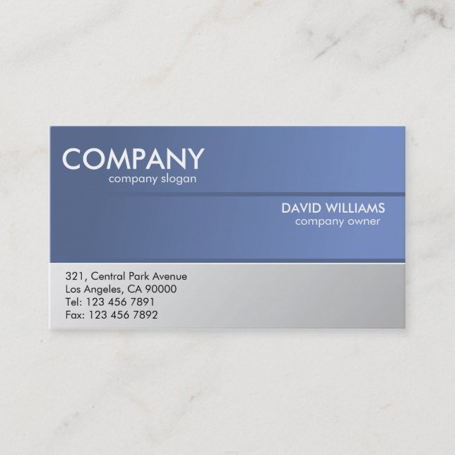 D'entreprise - cartes de visite (Devant)