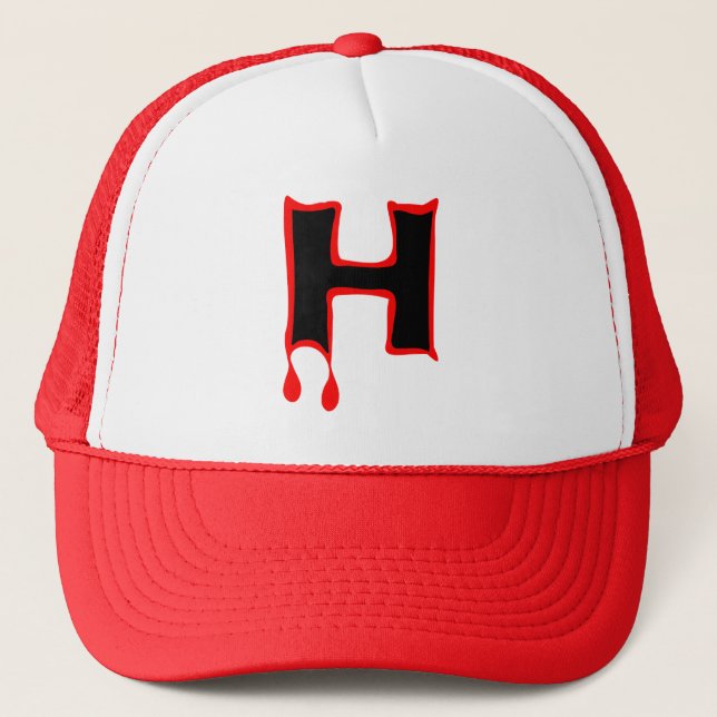 ╚»★Dents de Diable Sanglantes Casquette de Camionn (Devant)
