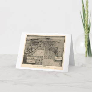 Denver, carte panoramique de Co - 1907