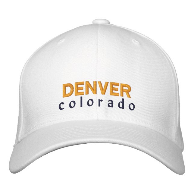 DENVER Colorado Casquette brodé (Devant)