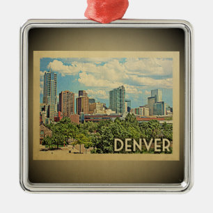 Denver Colorado Vintage voyage Ornement