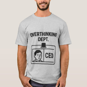 Département de suranalyse – T-shirt minimaliste dr