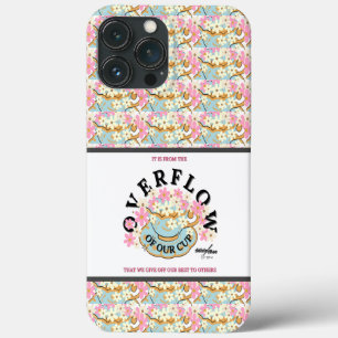 DÉPASSEMENT coque iphone floral par la poète Adiel