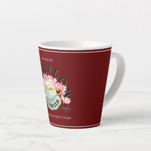 DÉPASSEMENT Latte Mug par Adiela Akoo