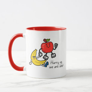 Dépêchez-Vous Nous Sommes En Retard Tasse De Café