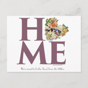 Déplacé à la carte postale du Texas