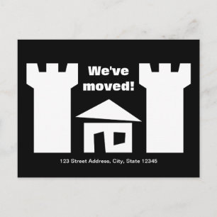 Déplacement de cartes postales avec maison drôle e