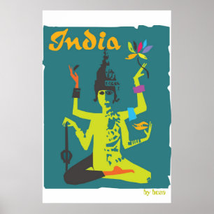 Déplacement de poster vintage d'UltraPop