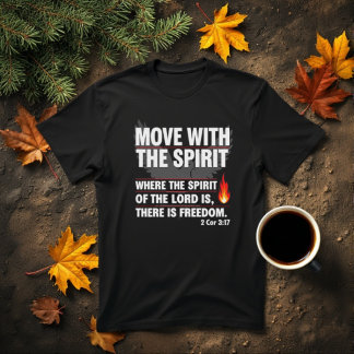 Déplacer avec l'esprit - conception de t-shirt lib