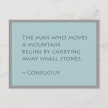 Déplacer les monts Inspiration carte postale