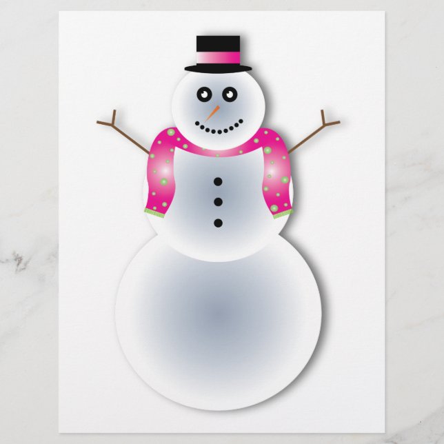 déplaisant bonhomme de neige de noël (Devant)